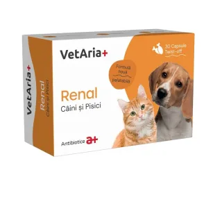 Suplimente VetAria+ Renal 30 capsule