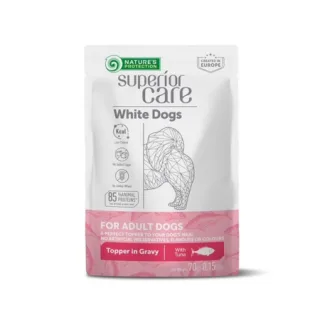 Hrana umeda complementara pentru caini Nature s Protection Superior Care White Dogs, cu ton, 70 g