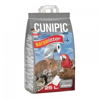 Asternut igienic din hartie Cunipic Naturlitter Paper 25L