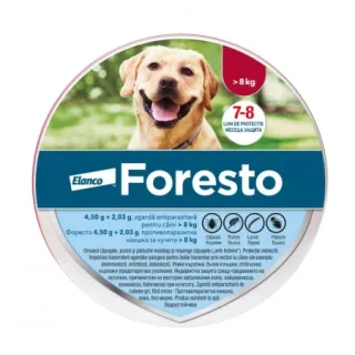 Zgarda antiparazitara Foresto pentru caini  8 kg