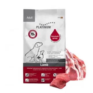 Hrana uscata pentru caini Platinum Adult cu miel  orez 5 kg