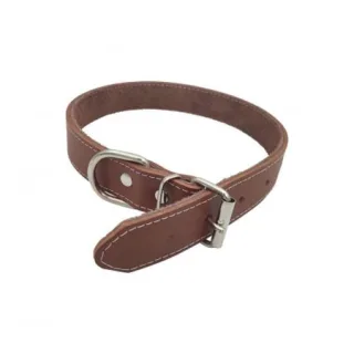 Zgarda din piele pentru caini Nr.4 Petro 2,9 x 60 cm