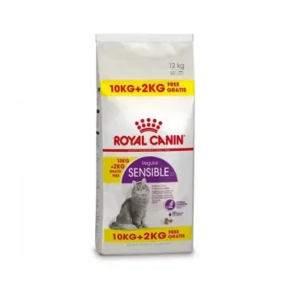 Hrana uscata pentru pisici Royal Canin Sensible 10 kg + 2 kg GRATIS