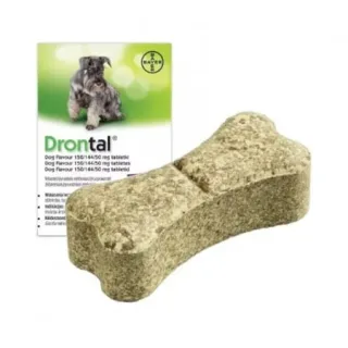 Antiparazitar intern pentru caini Drontal 1 tab   folie
