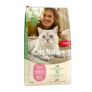 Hrana uscata pentru pisici Mera Cats Nature Adult cu somon 2 kg