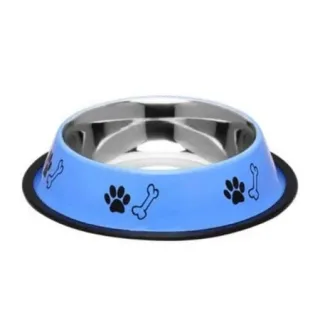 Castron antiderapant pentru caini 4Dog Albastru 0,95L
