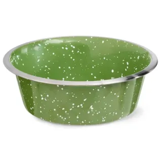 Castron din inox pentru caini  pisici 4Dog Galaxy Verde 0,5 L