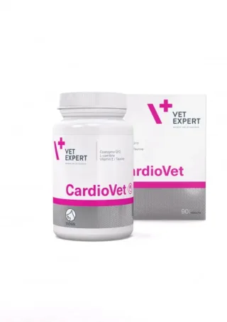 Supliment cardiac pentru caini CardioVet 770 mg - 90 tab   flacon