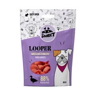 Recompense pentru caini Mr. Bandit Looper Kntos cu rata 80 gr
