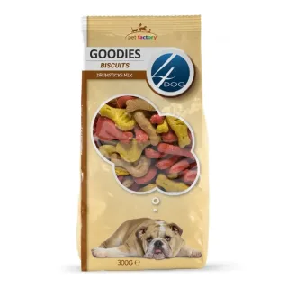 Recompense pentru caini 4Dog Goodies Biscuits Drumsticks Mix 300 gr