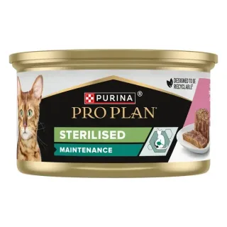 Conserva pentru pisici Purina Pro Plan Sterilised cu ton  somon 85 gr