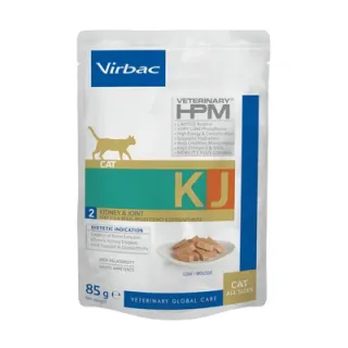 Hrana dietetica pentru pisici Virbac HPM KJ2 Early Kidney  Joint 85 gr