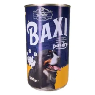 Conserva pentru caini Baxi cu pasare 1240 gr