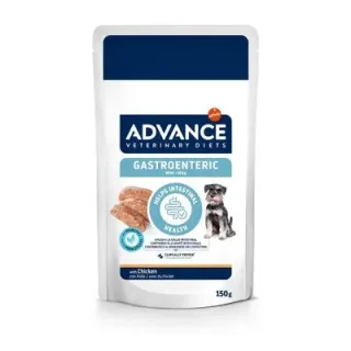 Set 8 buc x 150 gr Hrana dietetica pentru caini Advance Gastroenteric