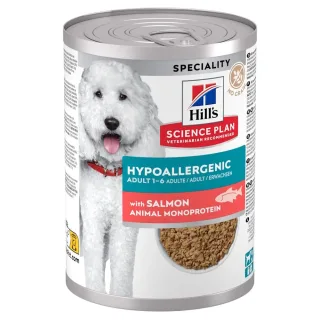 Conserva pentru caini Hill s SP Hypoallergenic cu somon 363 gr