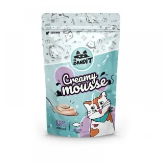 Recompense pentru pisici Mr. Bandit Creamy Mousse cu ton 6 x 10 gr