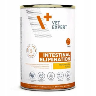 Conserva dietetica pentru caini Intestinal Elimination Vetexpert cu curcan 400 gr