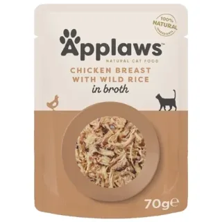 Hrana umeda pentru pisici Applaws cu pui  orez 70 gr
