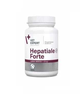 Supliment hepatic pentru caini Hepatiale Forte Large Breed 550 mg 40 tab   flacon