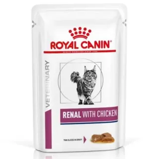 Hrana dietetica pentru pisici Royal Canin Renal Chicken 85 g