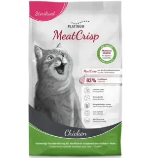 Hrana uscata pentru pisici Platinum MeatCrisp cu peste 1,5 kg