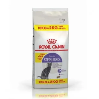 Hrana uscata pentru pisici Royal Canin Sterilised 10 + 2 kg GRATIS