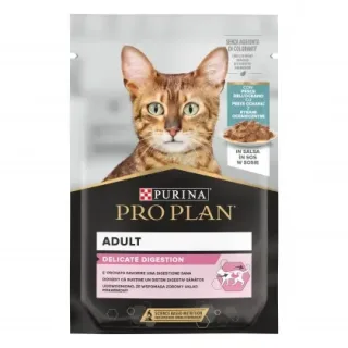 Hrana umeda pentru pisici Pro Plan Delicate Nutrisavour cu peste oceanic 85 gr