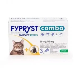 Antiparazitar extern pentru pisici  dihori Fypryst Combo x 3 pipete