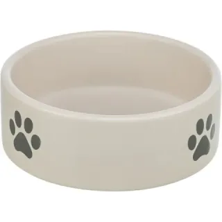 Castron ceramic pentru caini Trixie Labute 0,3 L   12 cm