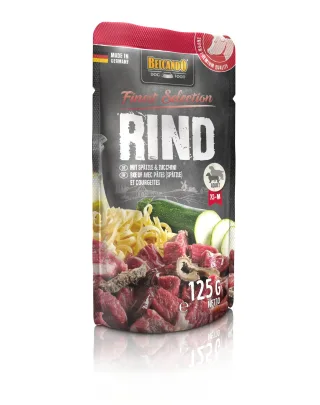 Hrana umeda pentru caini Belcando cu vita 125 gr