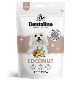 Recompense pentru caini Pet s Dessert Dentaline Sticks Coconut 120 gr