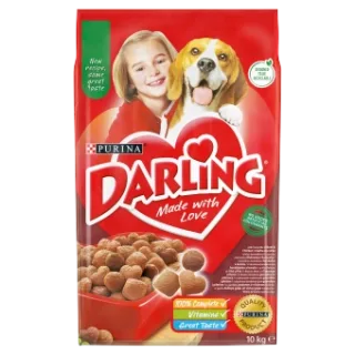 Hrana uscata pentru caini Darling cu vita 10 kg