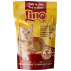 Set 24 buc x 85 gr Hrana umeda pentru pisici Lino Cat cu vita in sos