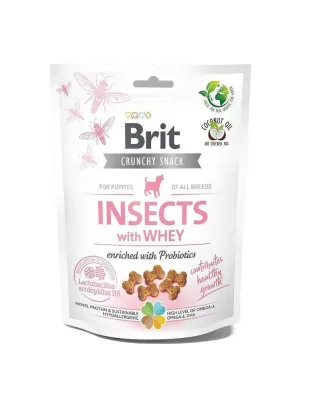 Recompense pentru caini Brit Care Puppy Insect 200 gr