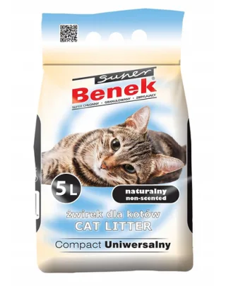 BENEK Super Compact Universal nisip universal pentru litiera 5 L