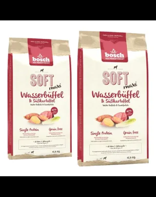 BOSCH Maxi Hrana uscata pentru cainii adulti de talie mare, carne de bivol si cartofi dulci 25 kg (2 x 12,5 kg)
