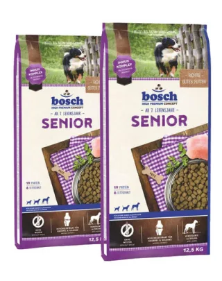 BOSCH Senior Hrana uscata pentru cainii senior 25 kg (2 x 12.5 kg)