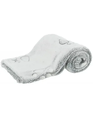 TRIXIE Nando, patura de plus gri deschis pentru caine sau pisica 75x50cm