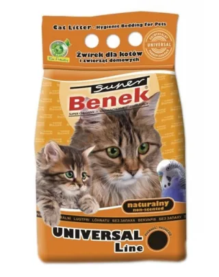 BENEK Super nisip igienic universal 25 l x 2 (50 l)