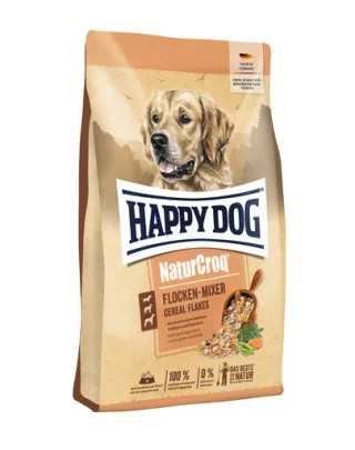 HAPPY DOG NaturCro Flocken Mixer 10 kg fulgi cereale pentru caini