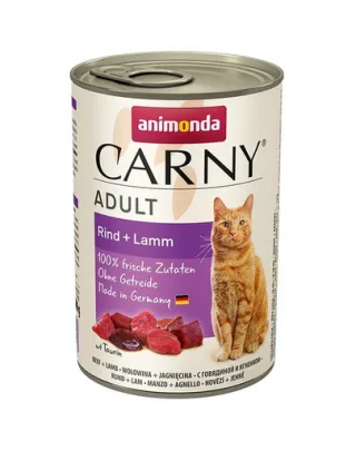 ANIMONDA Carny Adult Vită și Miel 0.4 kg