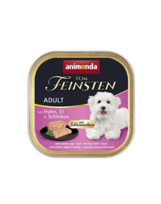 ANIMONDA Vom Feinsten Pate pentru caini 150g pui, oua si sunca