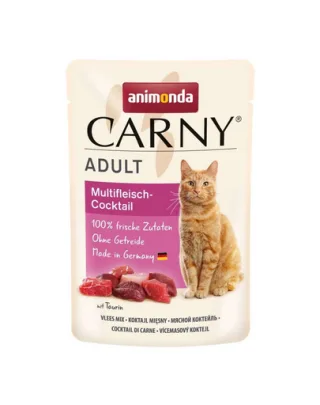 ANIMONDA Carny Adult hrană umedă pisici cocktail de carne 85 g