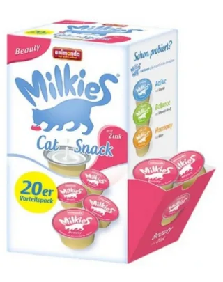 ANIMONDA Milkies Beauty lapte pentru pisici cu zinc 20x15 g