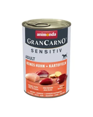 ANIMONDA Grancarno Sensitive pui si cartofi, hrana caini sensibili 400 g