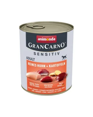 ANIMONDA Grancarno Sensitive 800 g hrana umeda caini adulti sensibili, pui si cartofi