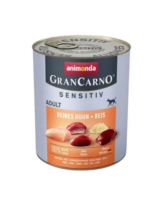 ANIMONDA GranCarno Sensitiv Pure Chicken&amp;Rice 800 g caini sensibili, pui cu orez