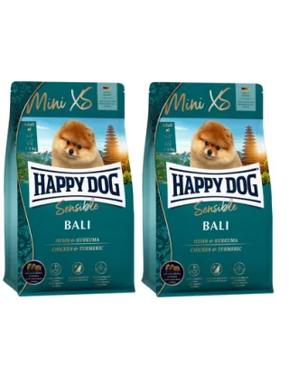 HAPPY DOG MiniXS Bali 2,6 (2 x 1,3 kg) hrana uscata caini adulti talie mica, cu pui
