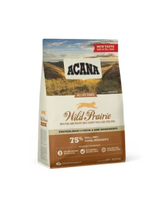 ACANA Wild Prairie Cat hrana uscata pentru pisici de toate varstele, cu pui curcan si peste 1,8 kg