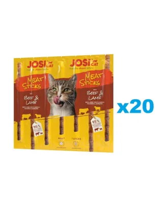 JOSERA JosiCat Meat Sticks batoane vita si miel pentru pisici 20x35g